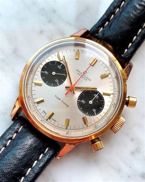 breitling top time 1962|breitling panda chronograph.